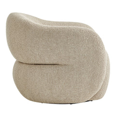 Selby Linen Textured Woven Fabric Swivel Accent Chair - Ornate Home