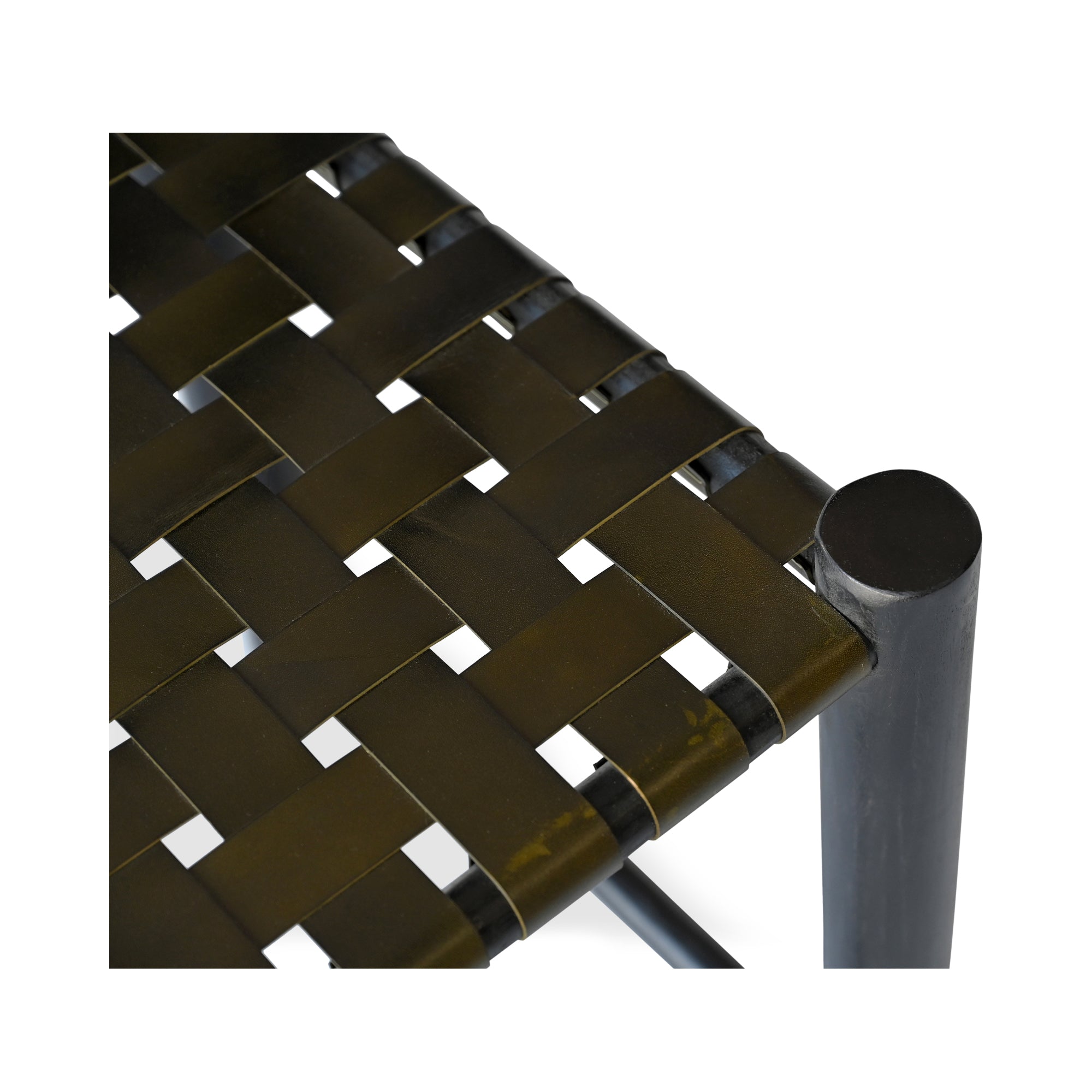 Selby Olive Stool - Thumbnail 3