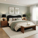 Sele Black King Bed
