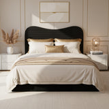 Sele Black Queen Bed