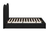 Sele Black Queen Bed