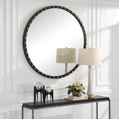 Sele Oversized Round Mirror - Ornate Home