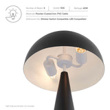 Selena Black Metal Table Lamp - Ornate Home