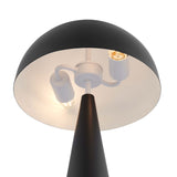 Selena Black Metal Table Lamp - Ornate Home