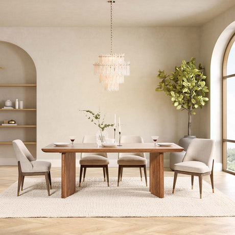 Selena Brown Dining Table - Ornate Home