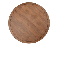Selena Pottery Brown Round Dining Table - Ornate Home
