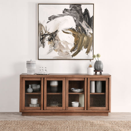 Selena Pottery Brown Sideboard - Ornate Home