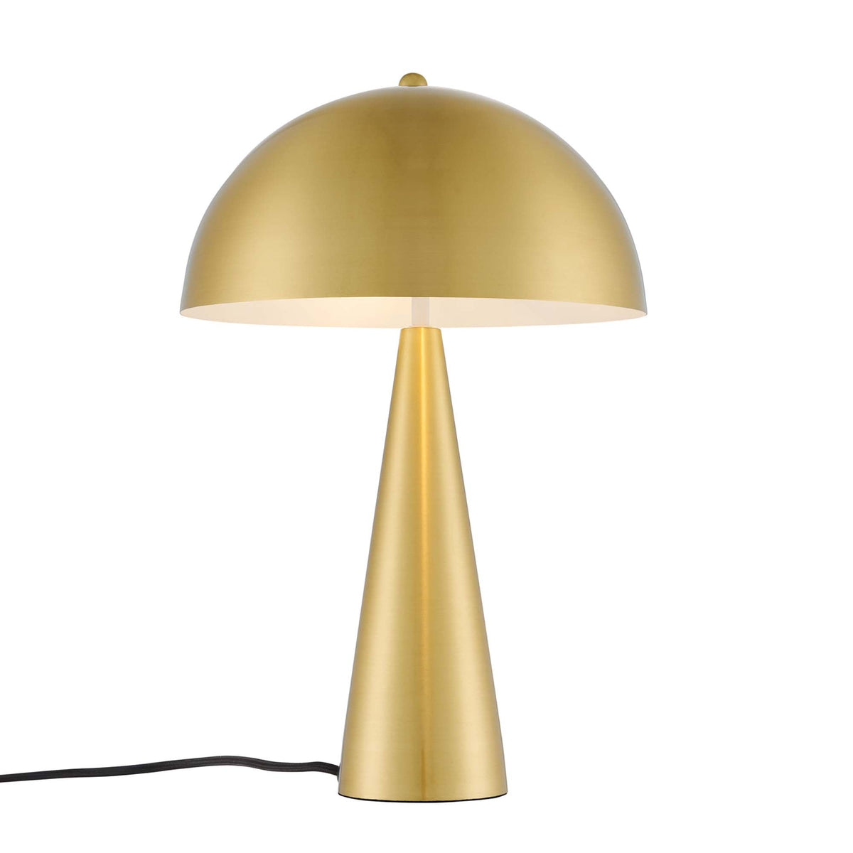 Selena Satin Brass Metal Table Lamp - Ornate Home