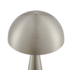 Selena Satin Nickel Metal Table Lamp - Ornate Home