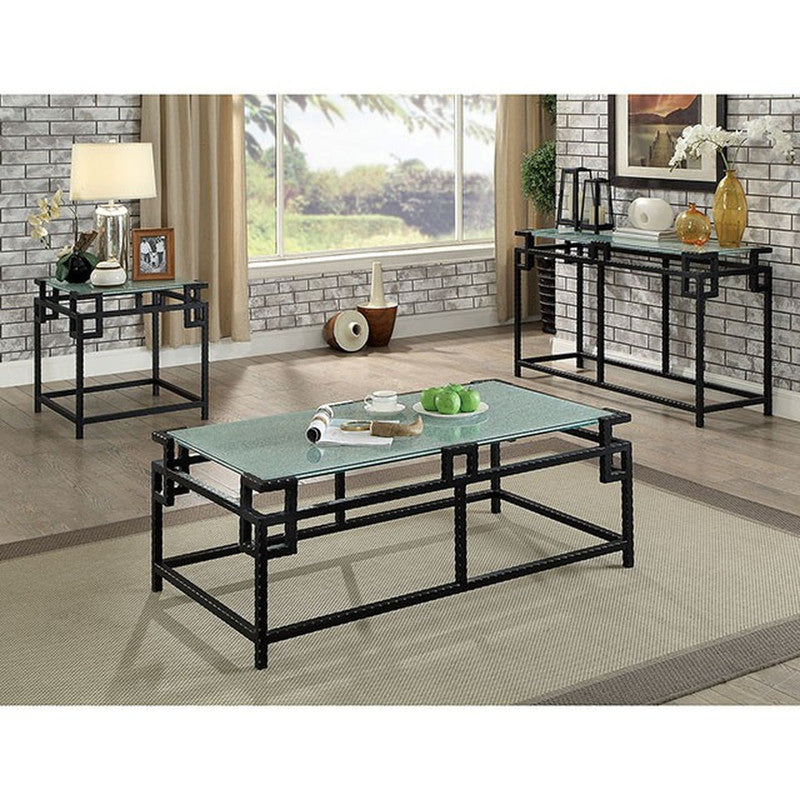 Selene Black End Table - Ornate Home