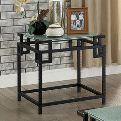 Selene Black End Table - Ornate Home