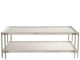 Selkie White Oak/Bronze Cocktail Table - Ornate Home