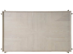 Selkie White Oak/Bronze Cocktail Table - Ornate Home