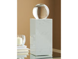 Sellner Clear/White Sculpture (Online Special Price) - Ornate Home