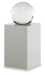 Sellner Clear/White Sculpture (Online Special Price) - Ornate Home