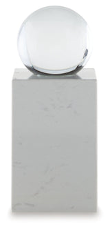 Sellner Clear/White Sculpture (Online Special Price) - Ornate Home