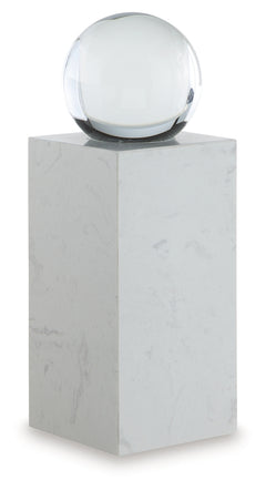 Sellner Clear/White Sculpture - Ornate Home
