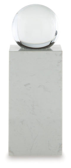 Sellner Clear/White Sculpture - Ornate Home