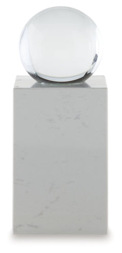 Sellner Clear/White Sculpture - Ornate Home
