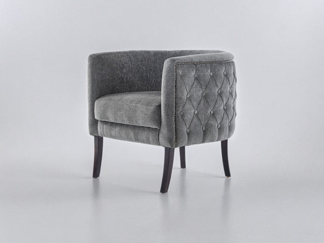 Selma Grey Accent Armchair - Ornate Home