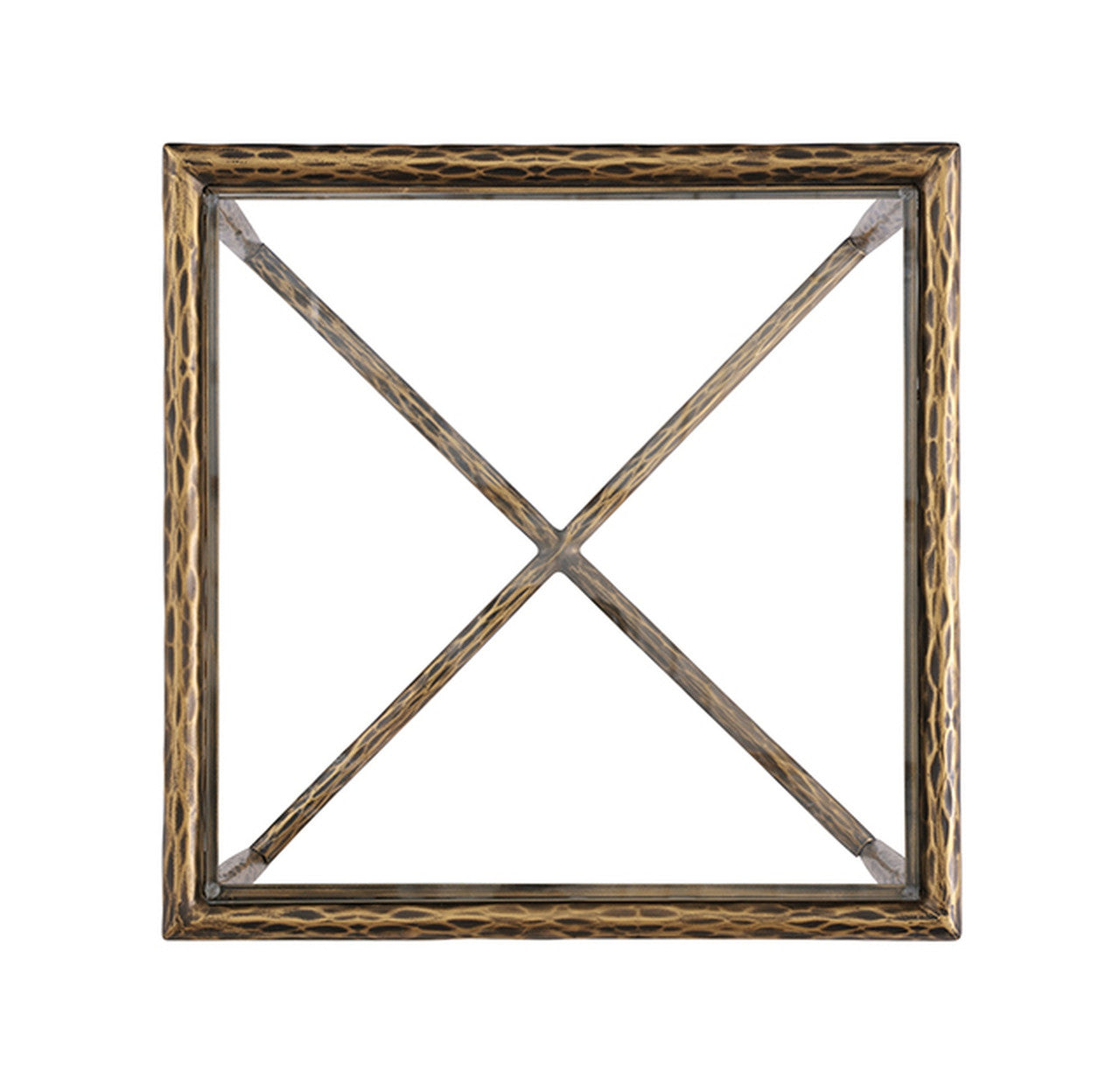 Selva Matte Gold Side Table - Ornate Home
