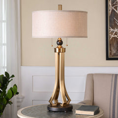 Selvino Brushed Brass Table Lamp - Ornate Home