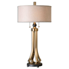 Selvino Brushed Brass Table Lamp - Ornate Home