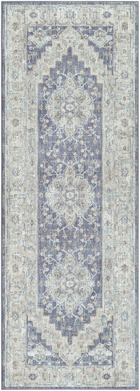 Sema Blue Medallion Rug - Clearance - Ornate Home