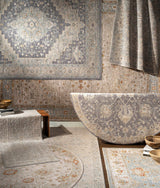 Sema Blue Medallion Rug - Clearance - Ornate Home