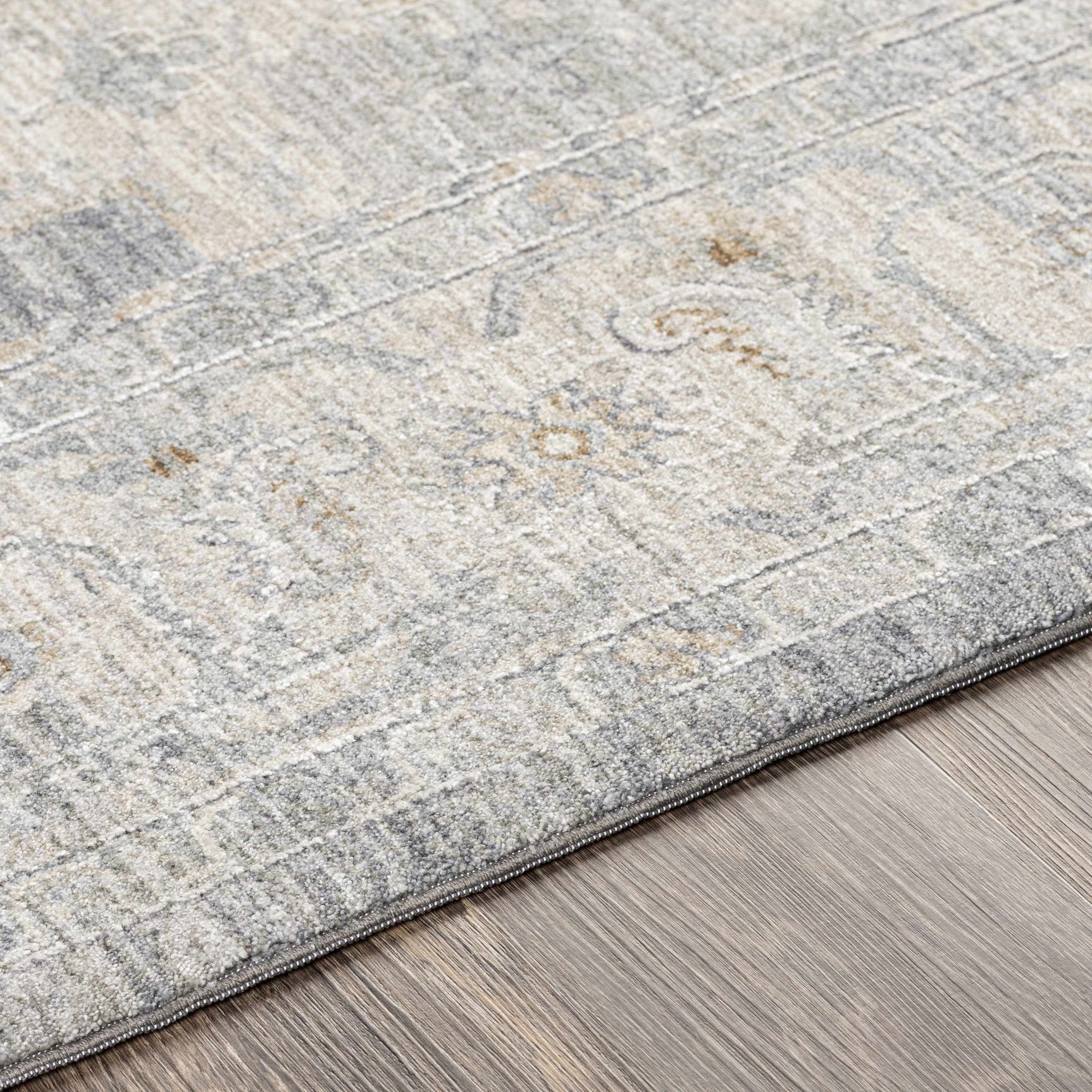 Sema Blue Medallion Thick Luxe Area Rug - Ornate Home