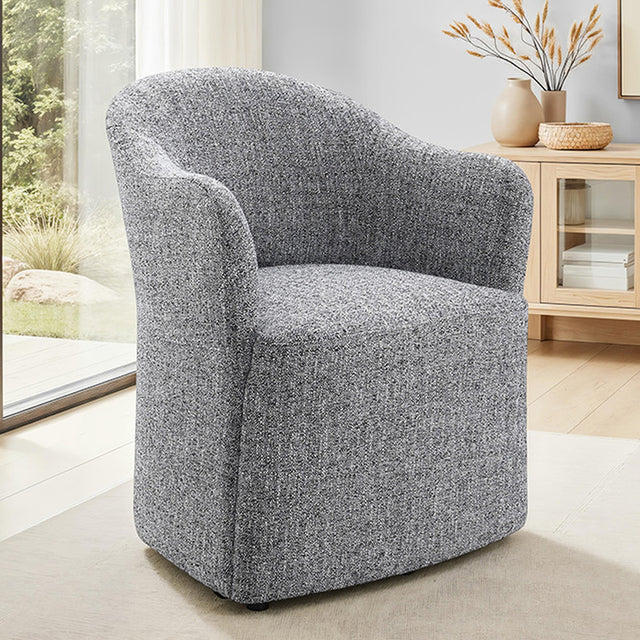 Sema Pewter Gray Arm Chair - Ornate Home