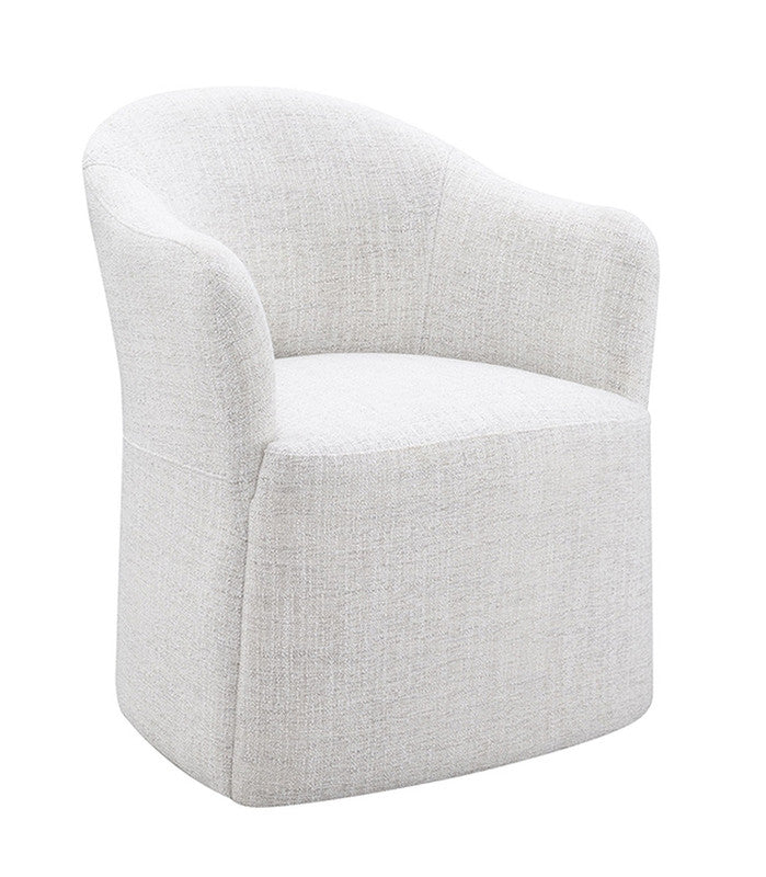 Sema Pristine White Arm Chair - Ornate Home