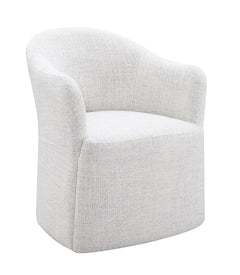 Sema Pristine White Arm Chair - Ornate Home