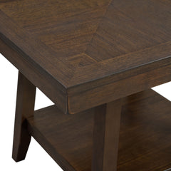 Seneca Brown 5-Piece Counter Height Dining Set