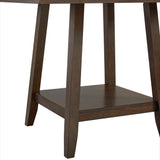 Seneca Brown 5-Piece Counter Height Dining Set - Ornate Home
