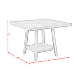 Seneca Brown 5-Piece Counter Height Dining Set - Ornate Home