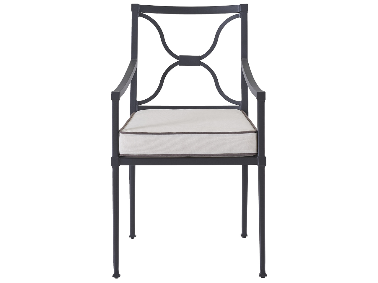 Seneca Canvas Natural/Charcoal Dining Chair - Ornate Home