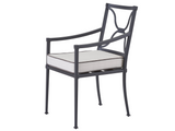 Seneca Canvas Natural/Charcoal Dining Chair - Ornate Home