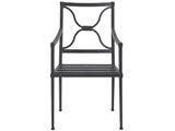 Seneca Canvas Natural/Charcoal Dining Chair - Ornate Home