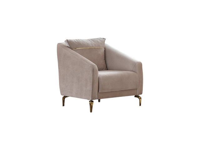 Senfoni Beige Chair - Ornate Home