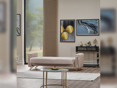 Senfoni Beige 3-pieces (Sofa & Loveseat & Chair) Living Room Set - Ornate Home