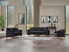 Senfoni Black Chair - Ornate Home