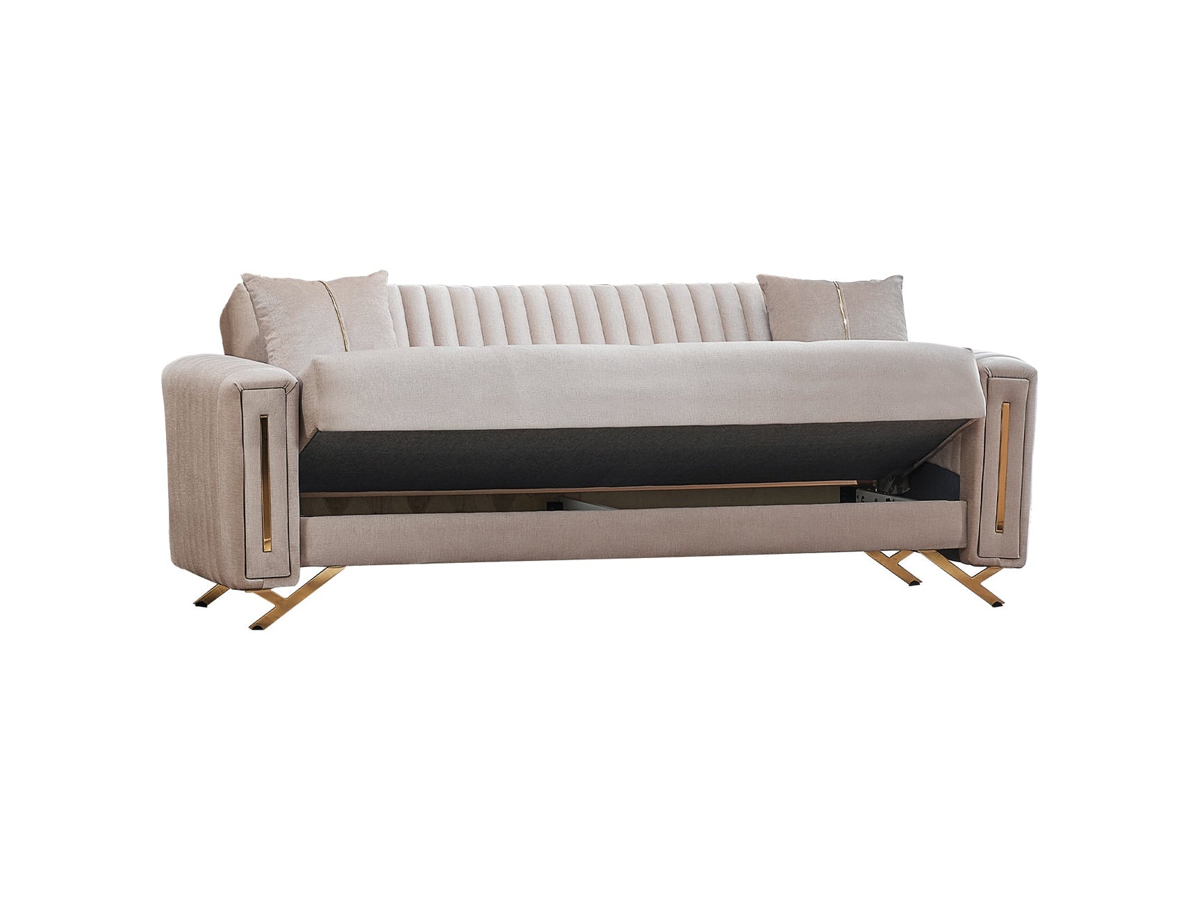 Senfoni Beige Convertible Sofa