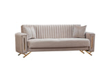 Senfoni Beige 3-pieces (Sofa & Loveseat & Chair) Living Room Set
