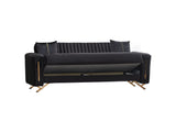 Senfoni Black 3-pieces (Sofa & Loveseat & Chair) Living Room Set