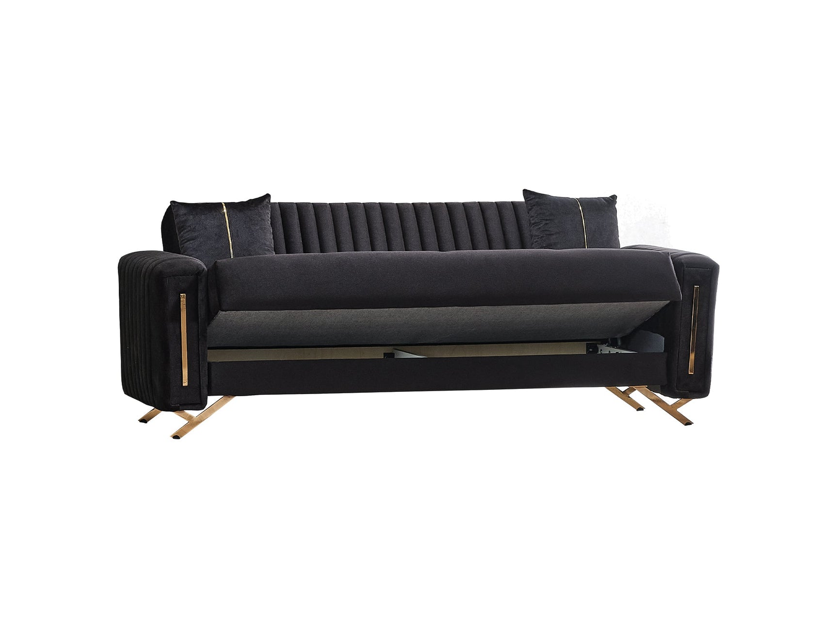 Senfoni Black 3-pieces (Sofa & Loveseat & Chair) Living Room Set