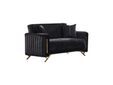 Senfoni Black 3-pieces (Sofa & Loveseat & Chair) Living Room Set