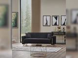 Senfoni Black 3-pieces (Sofa & Loveseat & Chair) Living Room Set