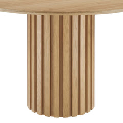 Senja Oak 47" Round Dining Table - Ornate Home