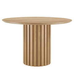 Senja Oak 47" Round Dining Table - Ornate Home